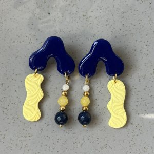 Medusa Azul-Amarillo